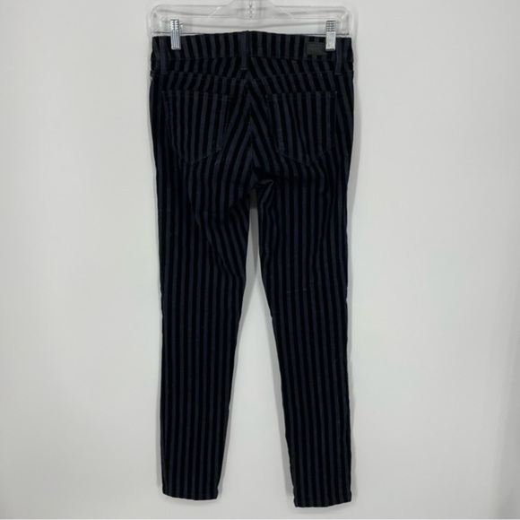 PAIGE Verdugo Ultra Skinny Velvet Striped Size 26 Dark Wash‎ Womens Jeans - Picture 5 of 11